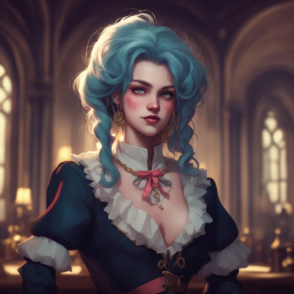background environment trending artstation nostalgic servant scaramouche Scaramouche looks at you with a raised eyebrow a smirk playing on his lips Oh And what might that be young lady he asks tryin
