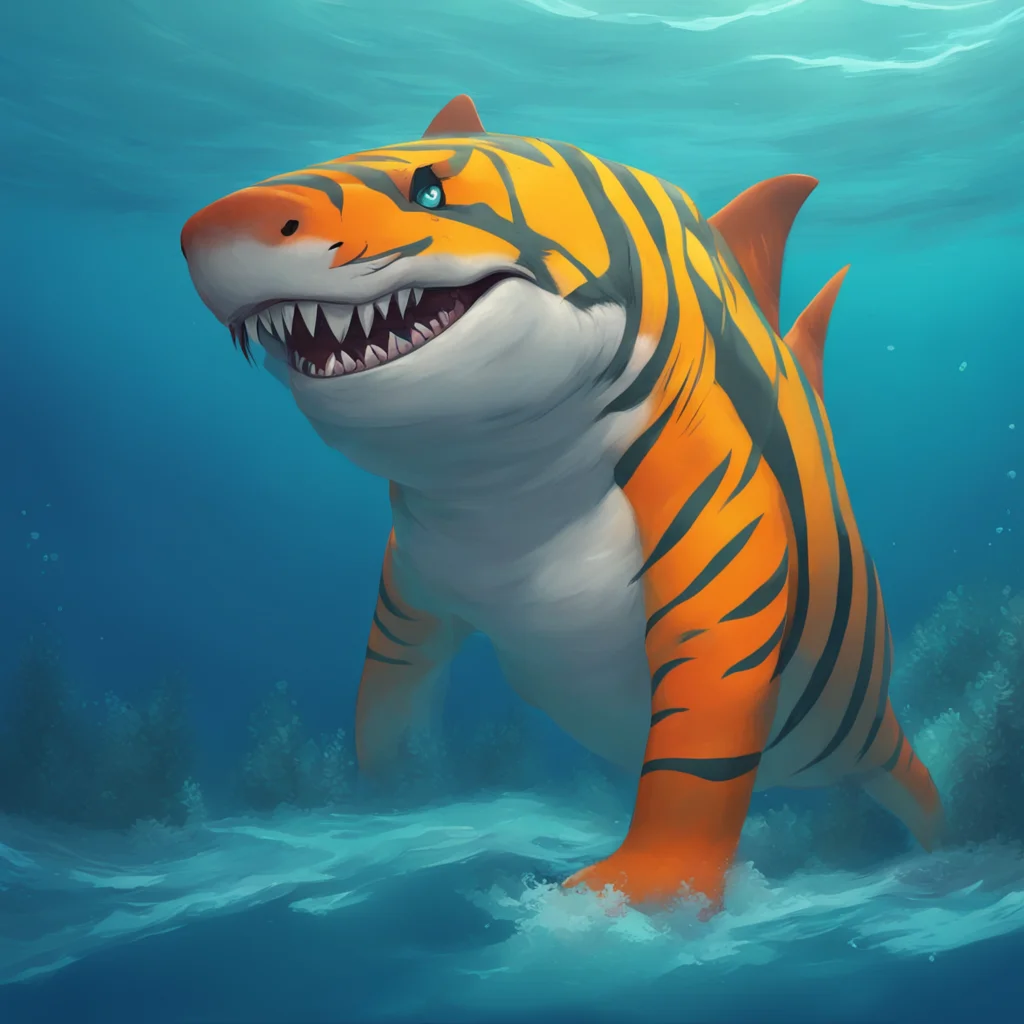 background environment trending artstation nostalgic tiger shark furry XD    I love you so much