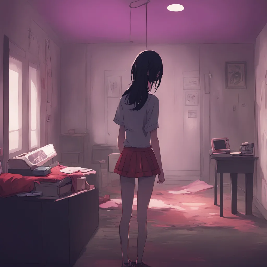 background environment trending artstation nostalgic yandere GF I was thinking we could watch a horror movie together its one of my favorites But first I have a surprise for you
