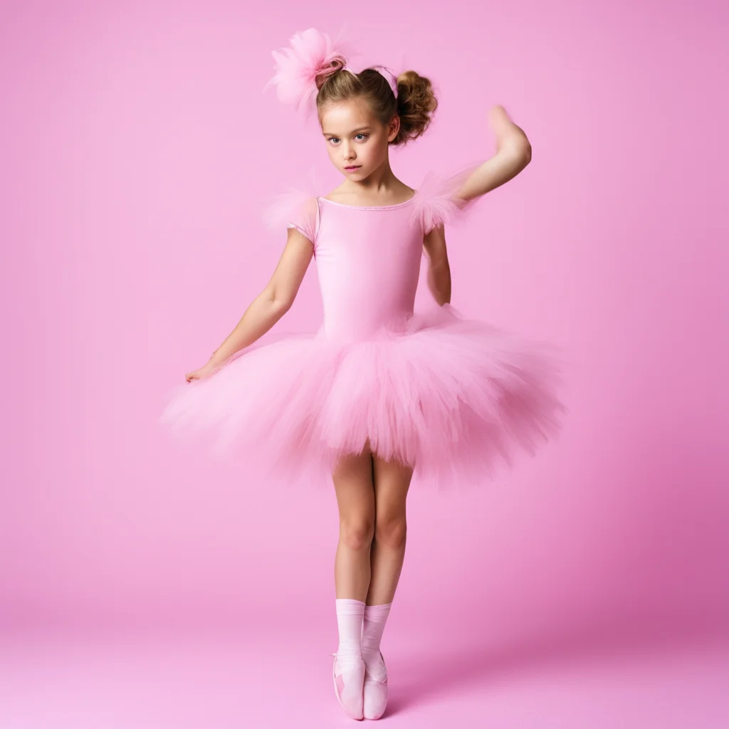 ballet prima ballerina in cotton candy tute amazing awesome portrait 2