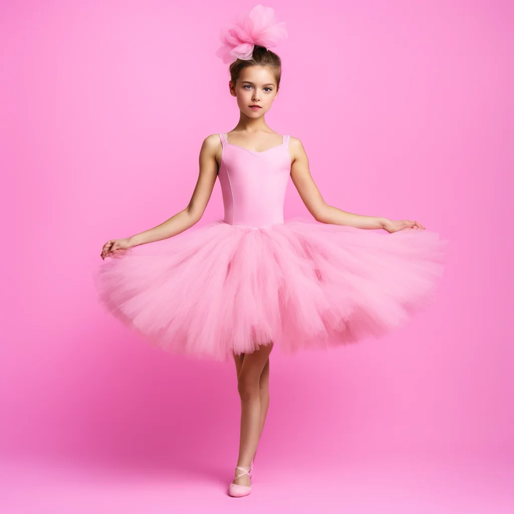 aiballet prima ballerina in cotton candy tute confident engaging wow artstation art 3