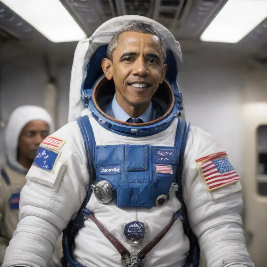 aibarrack obama in space suit