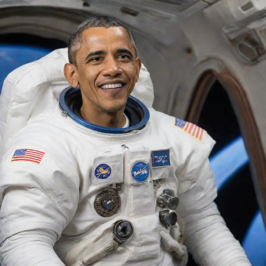 aibarrack obama in space walk