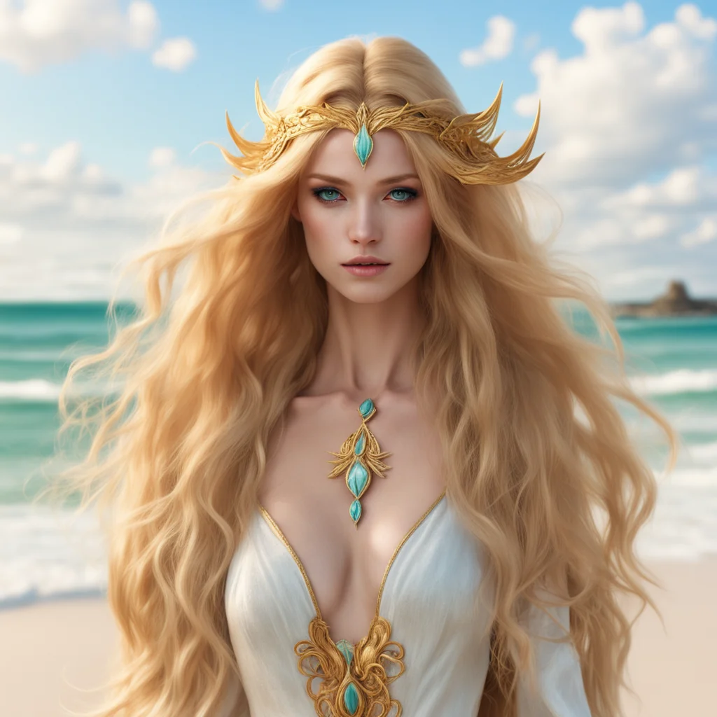 aibeachside%2C a serene elven enchantress with lengthy%2C flowing%2C golden hair moves with grace%2C personifying an otherworldly allure. good looking trending fantastic 1