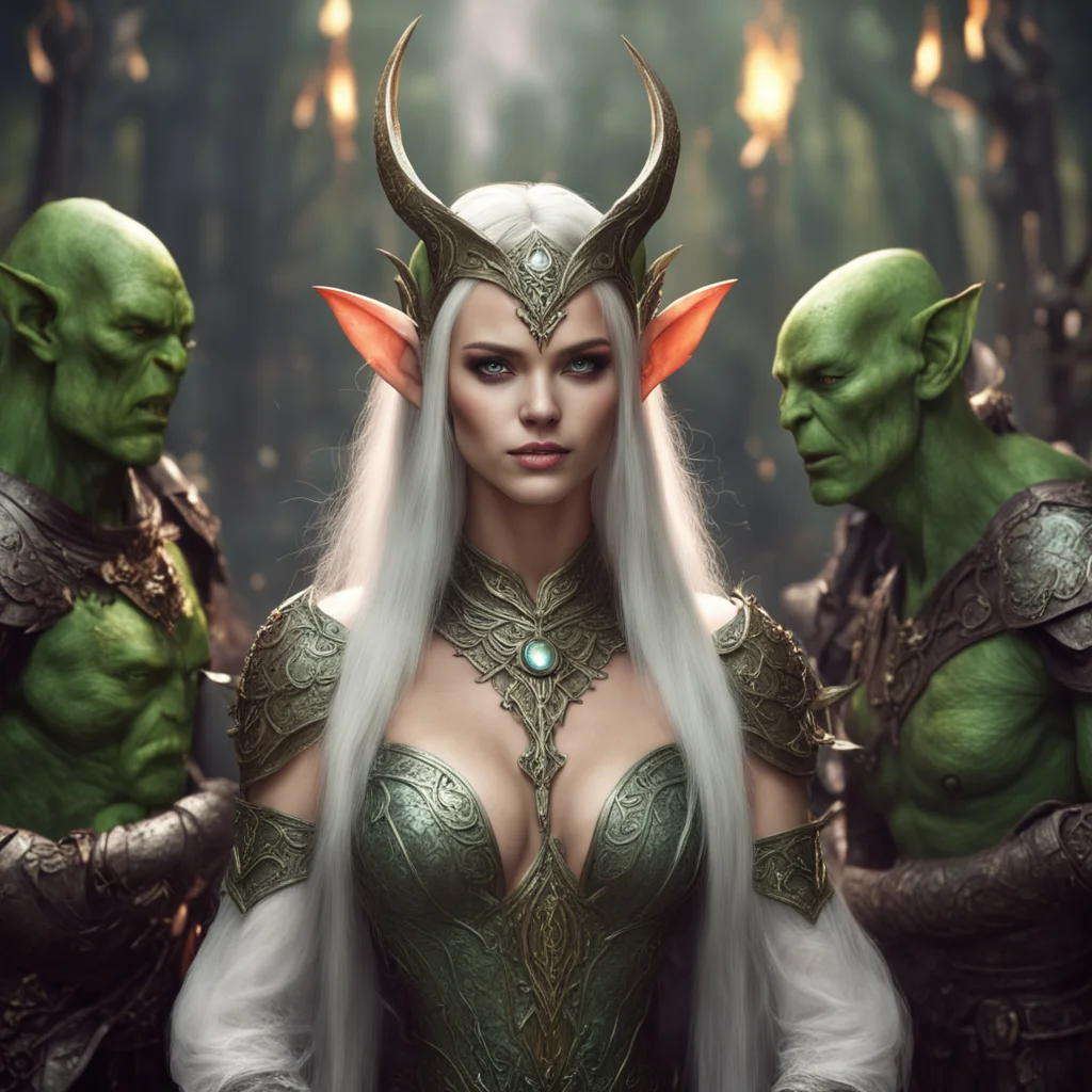 aibeautiful elven princess sacrified by orcs in religious ritual confident engaging wow artstation art 3