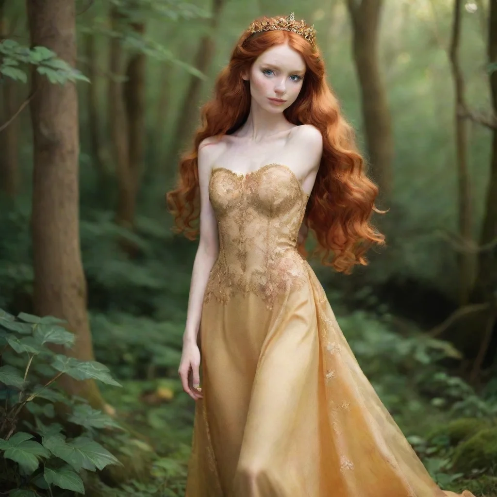 aibeautiful enchanted skinny ginger princess 