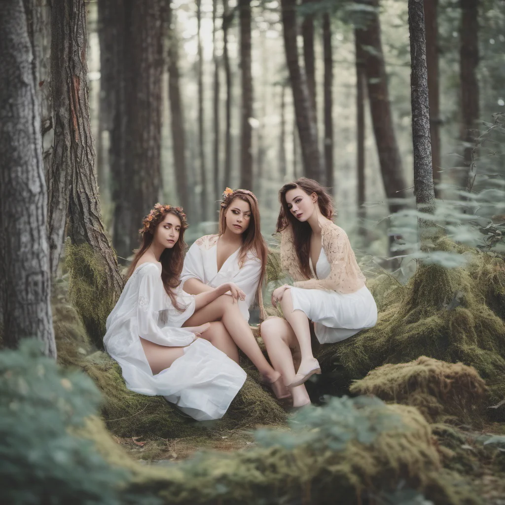aibeautiful women in forest  good looking trending fantastic 1