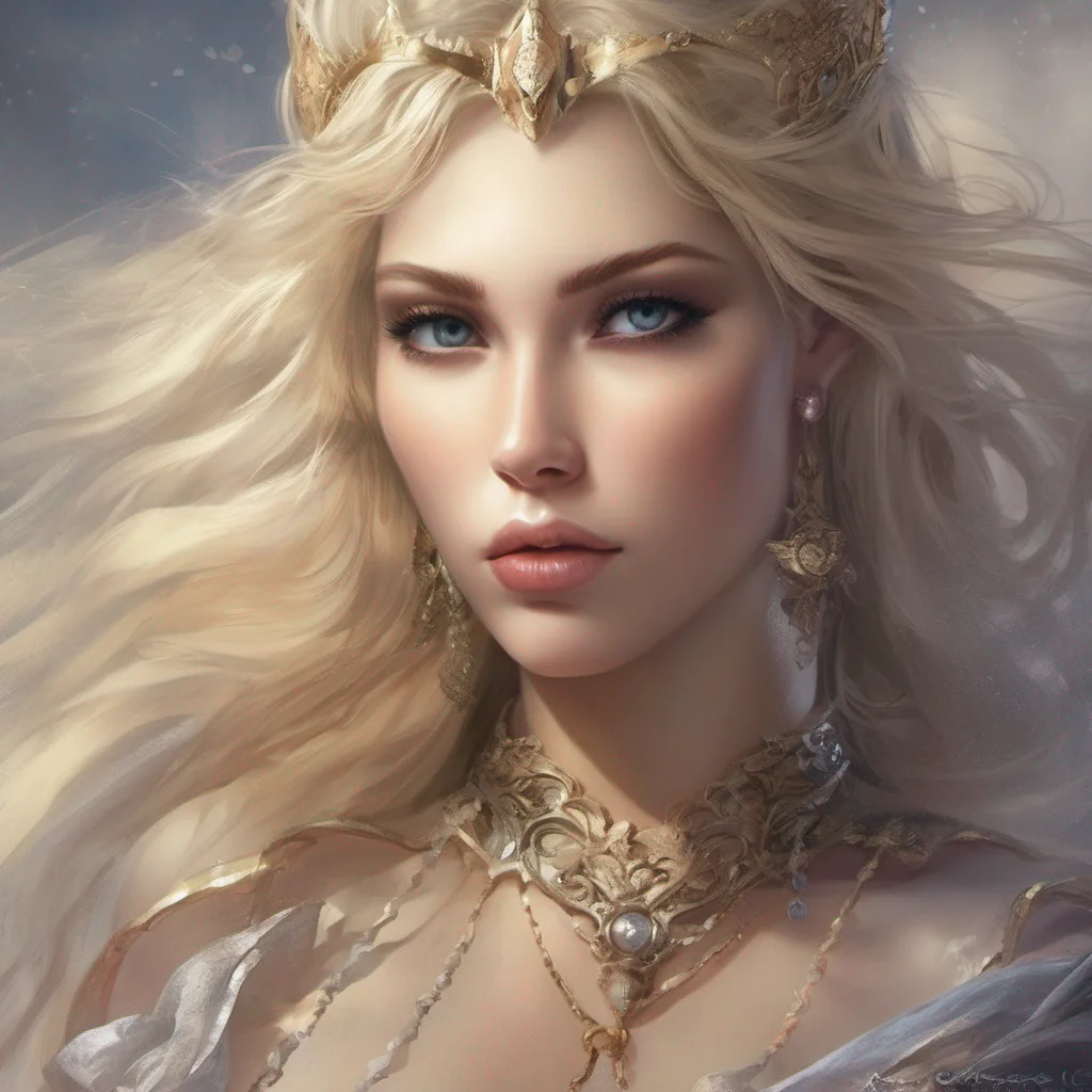 beauty grace seductive fantasy art warrior princess goddess celestial blonde blond amazing awesome portrait 2