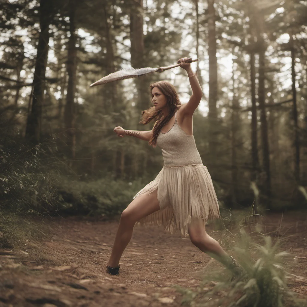aibella throwing a spear amazing awesome portrait 2