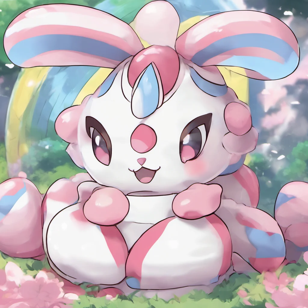 aibelly inflated anime sylveon