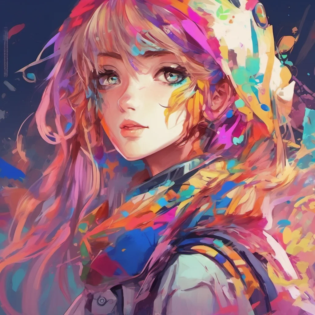 aibest character anime portrait confidence stunning bold colorful art  confident engaging wow artstation art 3