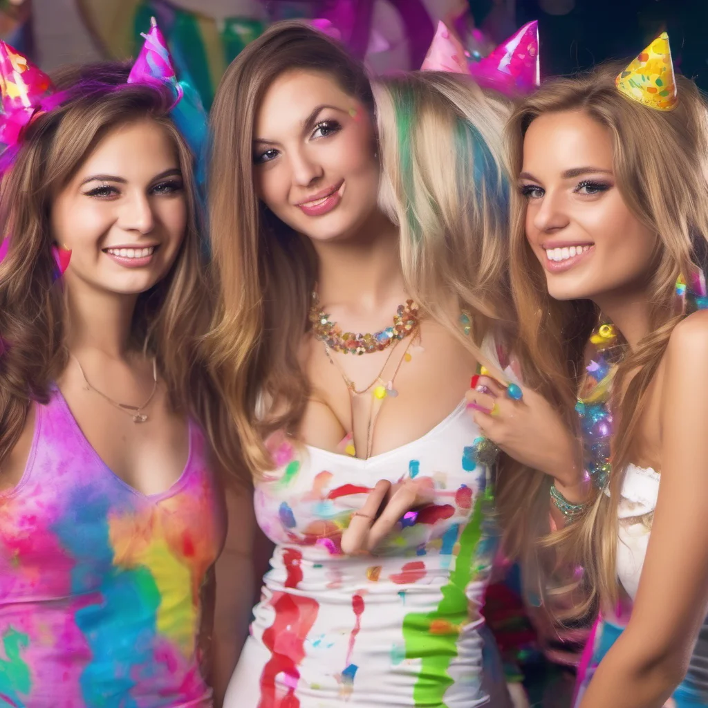 bi curious party girls going wild