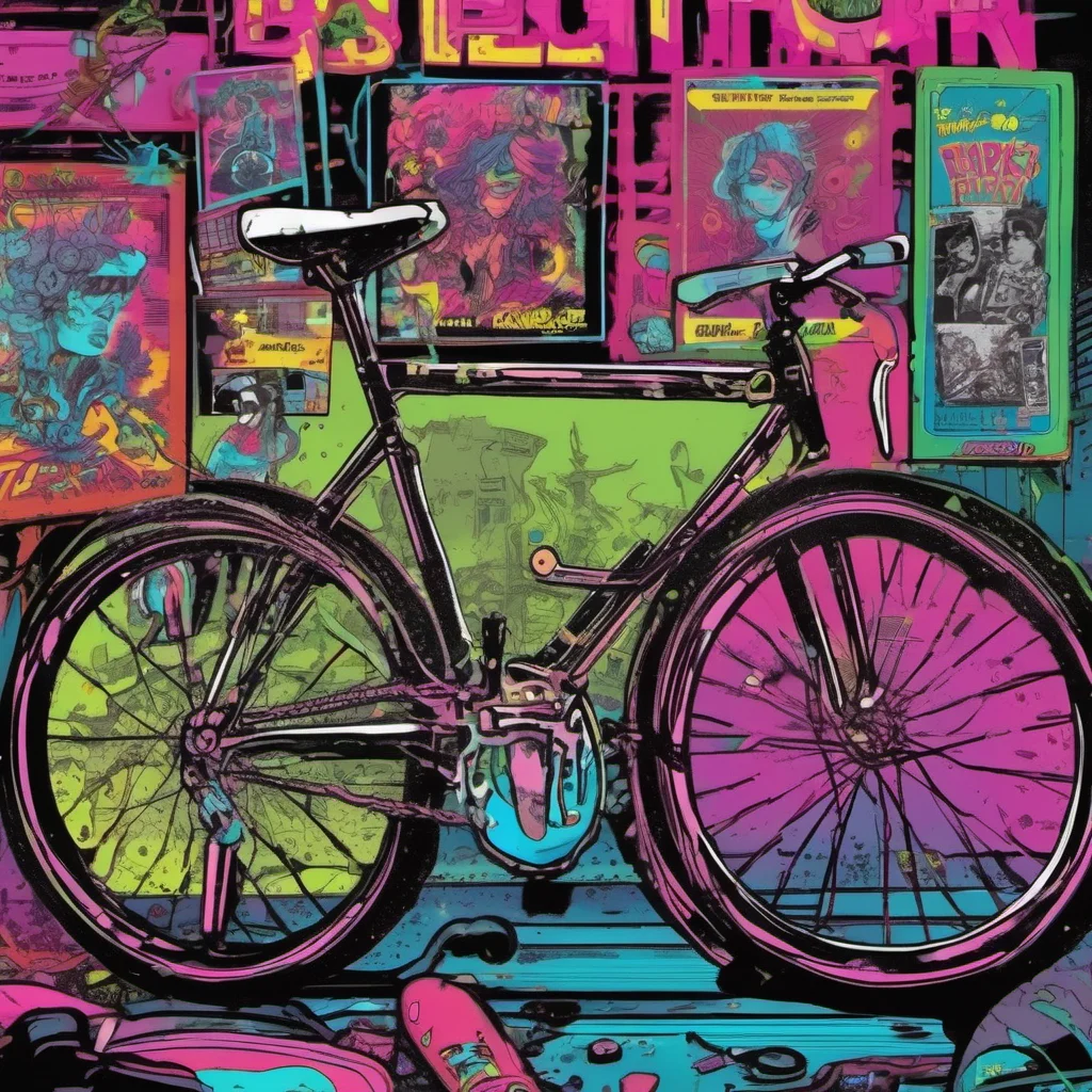 aibicycle neon punk comic book amazing awesome portrait 2