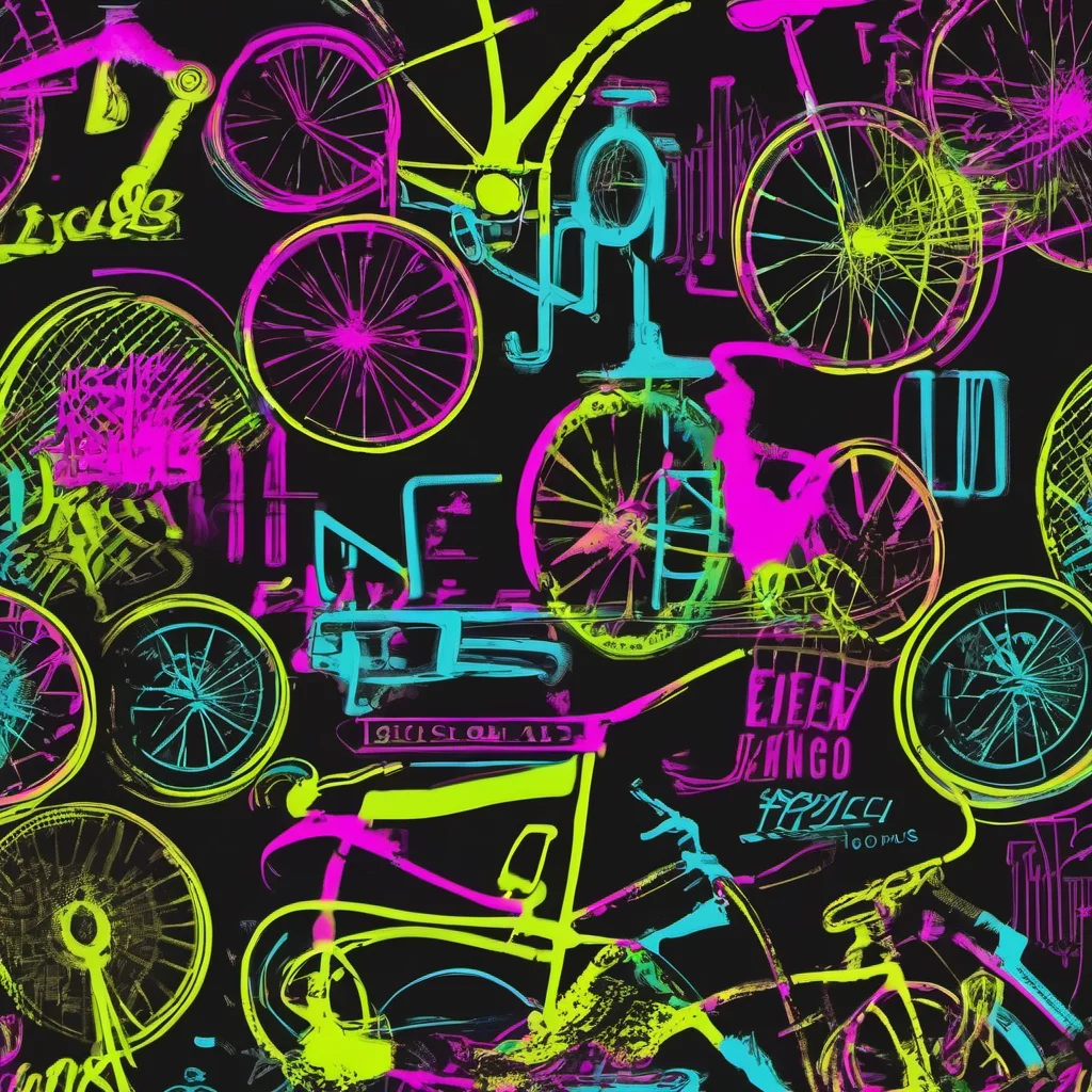 bicycle neon punk good looking trending fantastic 1