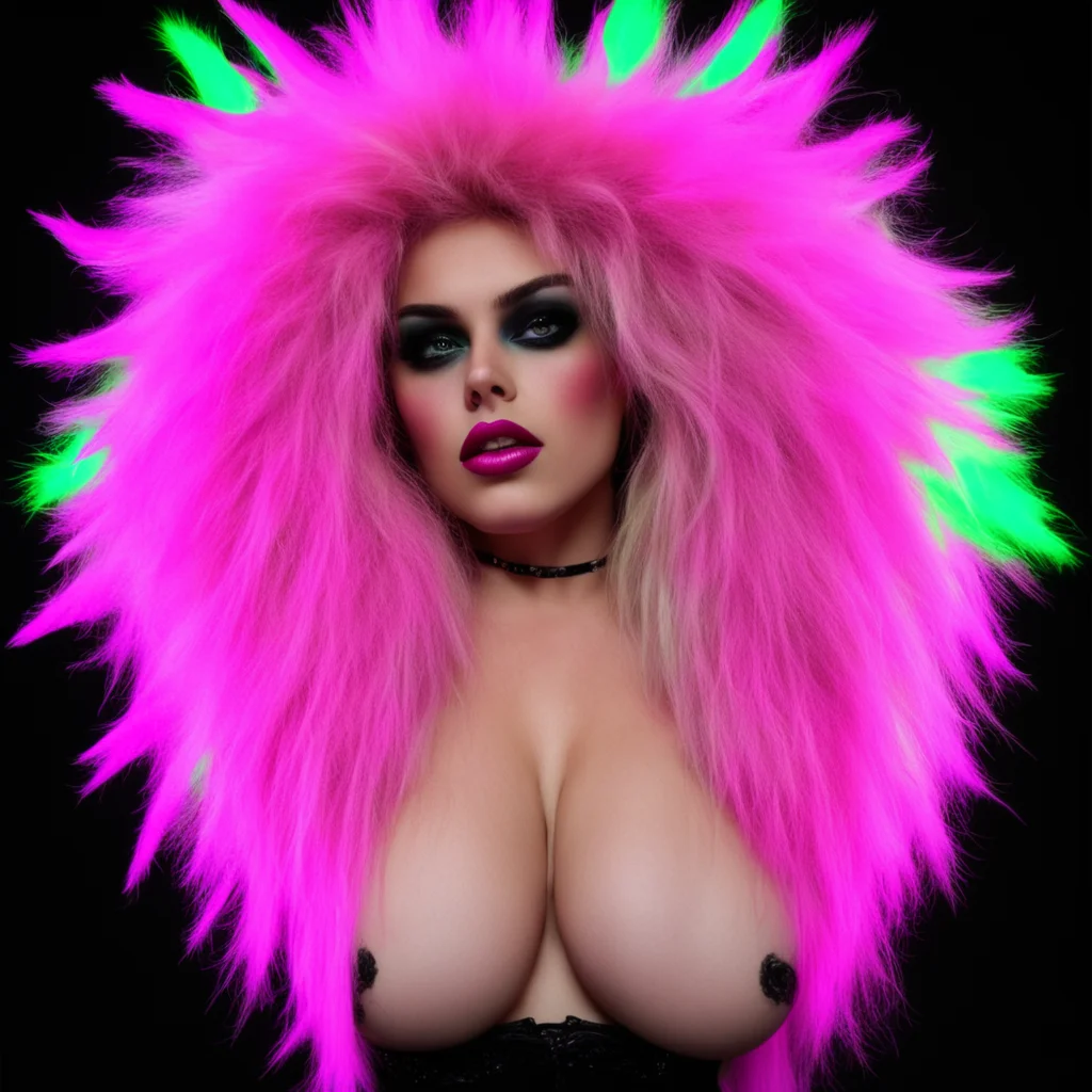 big furry girl 69 pov photographic neon punk