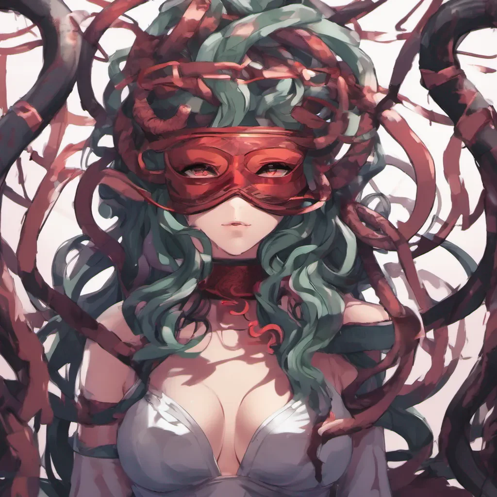 blindfolded seductive medusa anime good looking trending fantastic 1