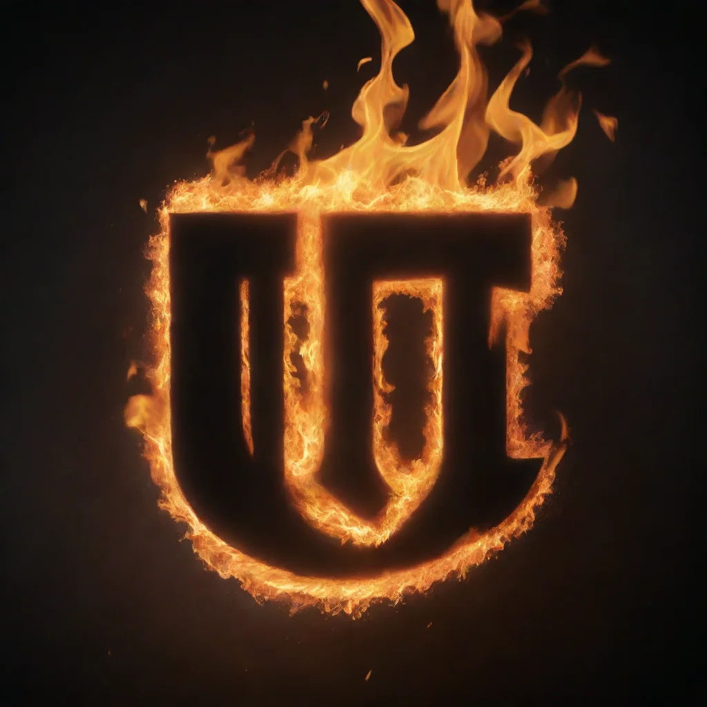 aiblitz logo burning in fire