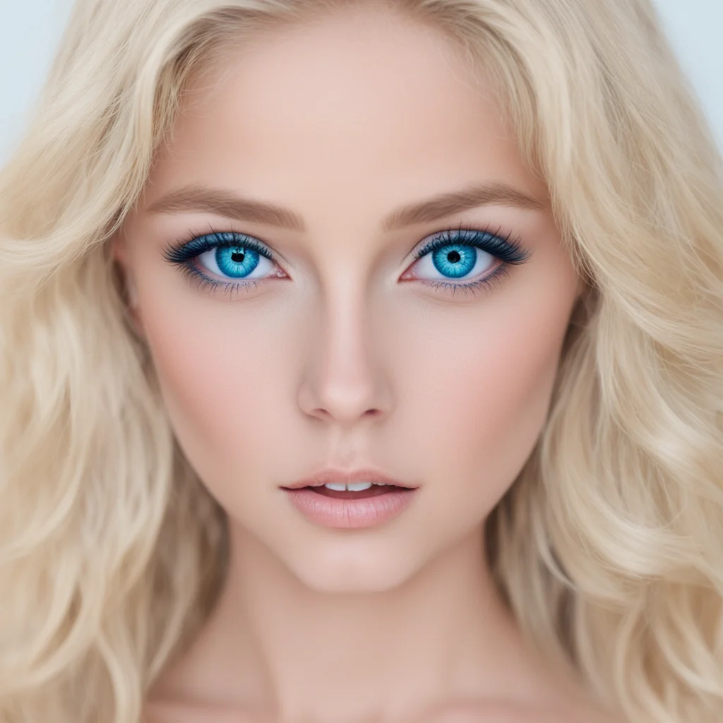 blonde blue eyed beauty