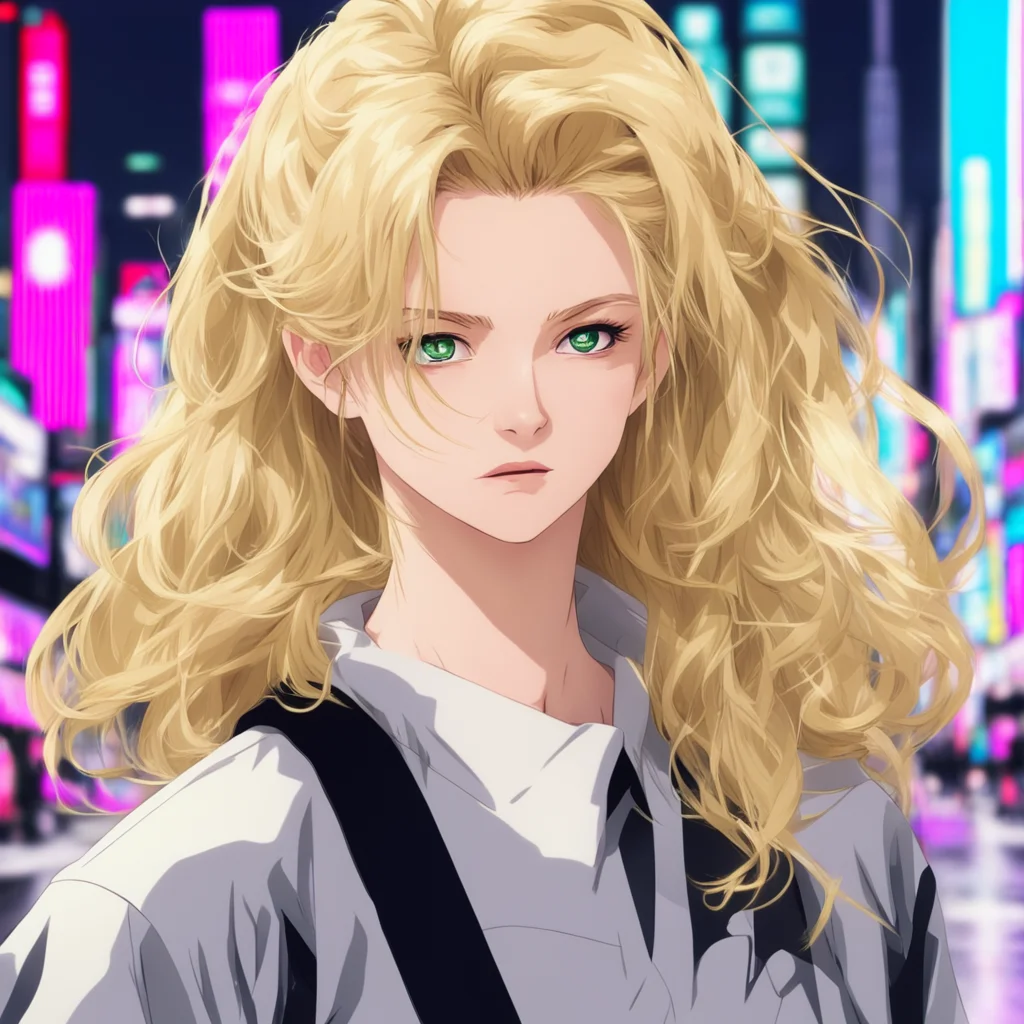 blonde girl in tokyo revengers art style