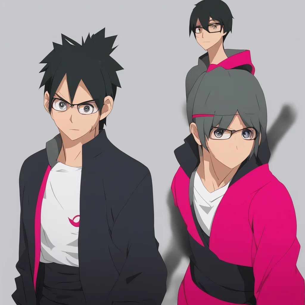 aiboruto and sarada amazing awesome portrait 2