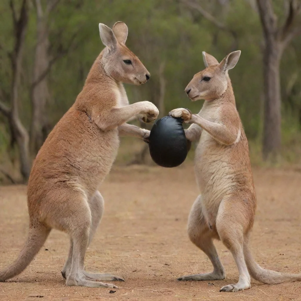 aiboxing kangaroo