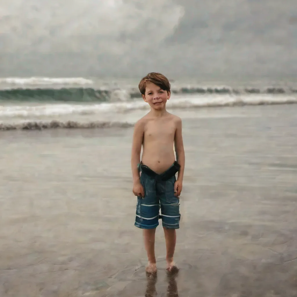 boy on a beach amazing awesome portrait 2