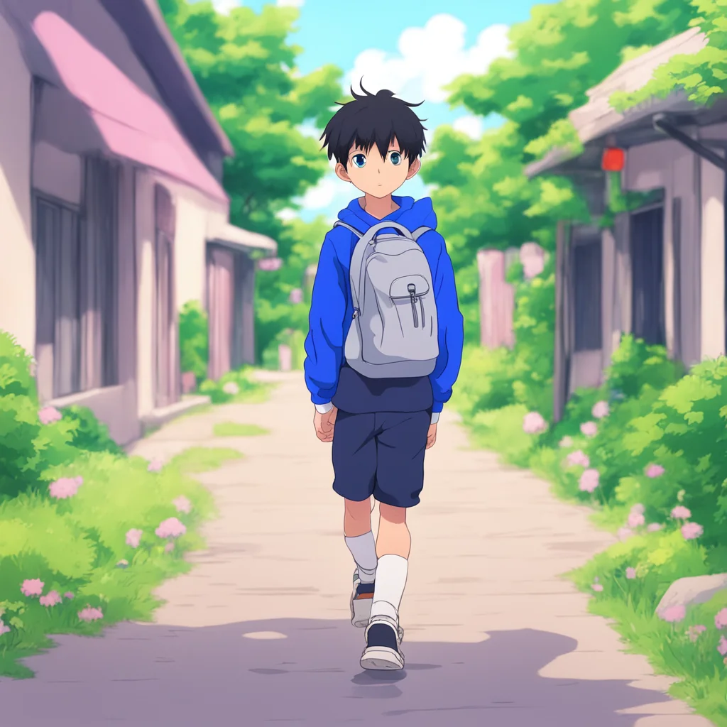 aiboy walking to school%2C anime good looking trending fantastic 1