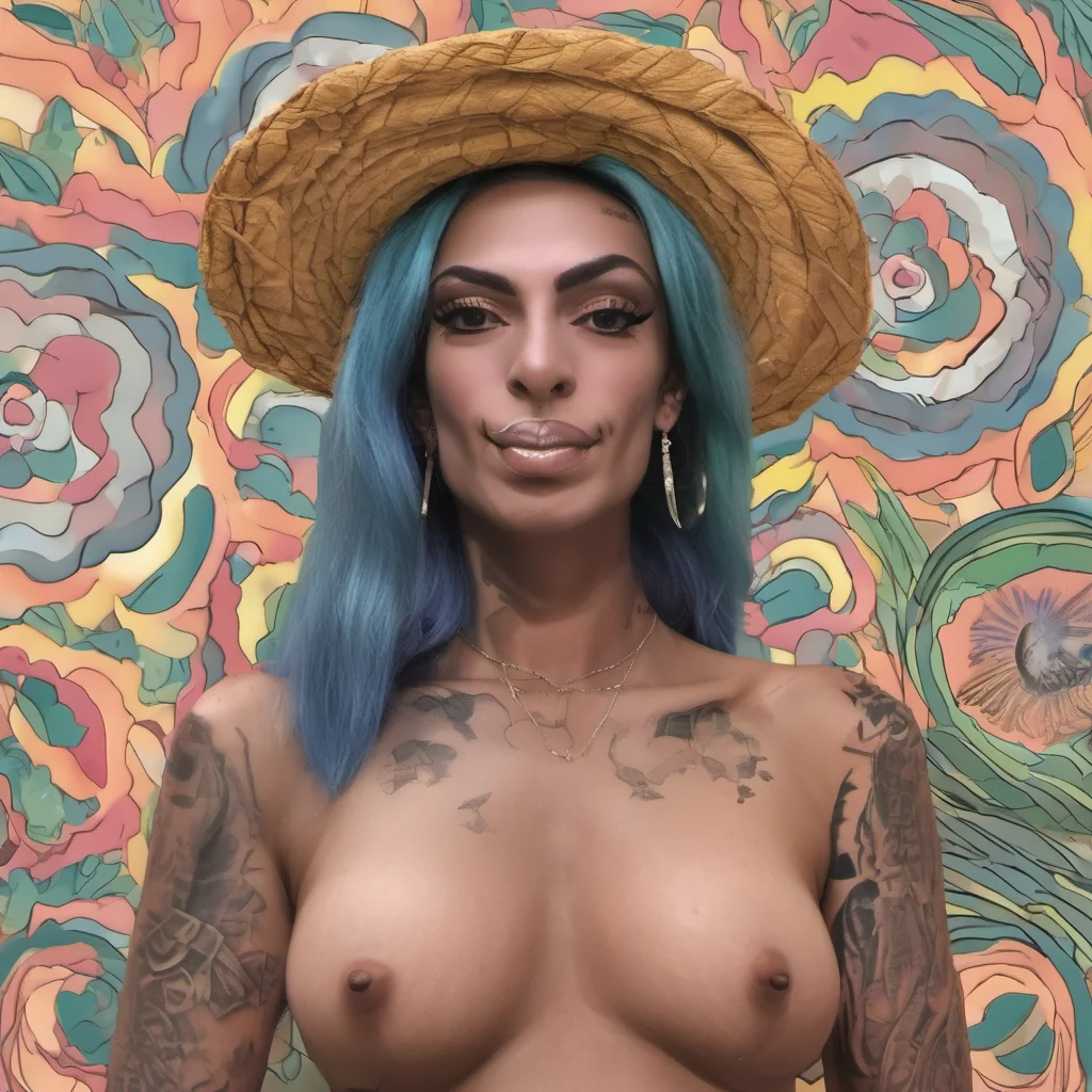 brazilian transwoman confident engaging wow artstation art 3