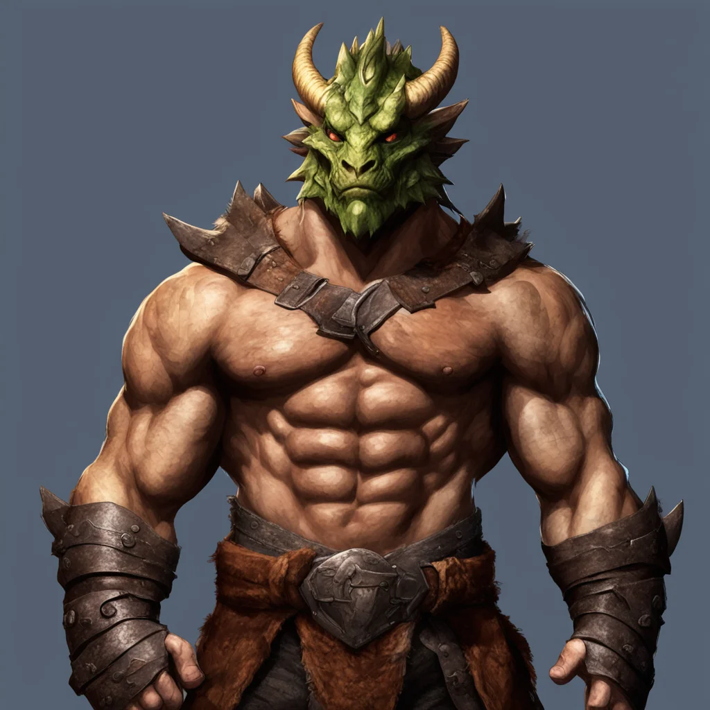 aibuff dragonborn with abs amazing awesome portrait 2
