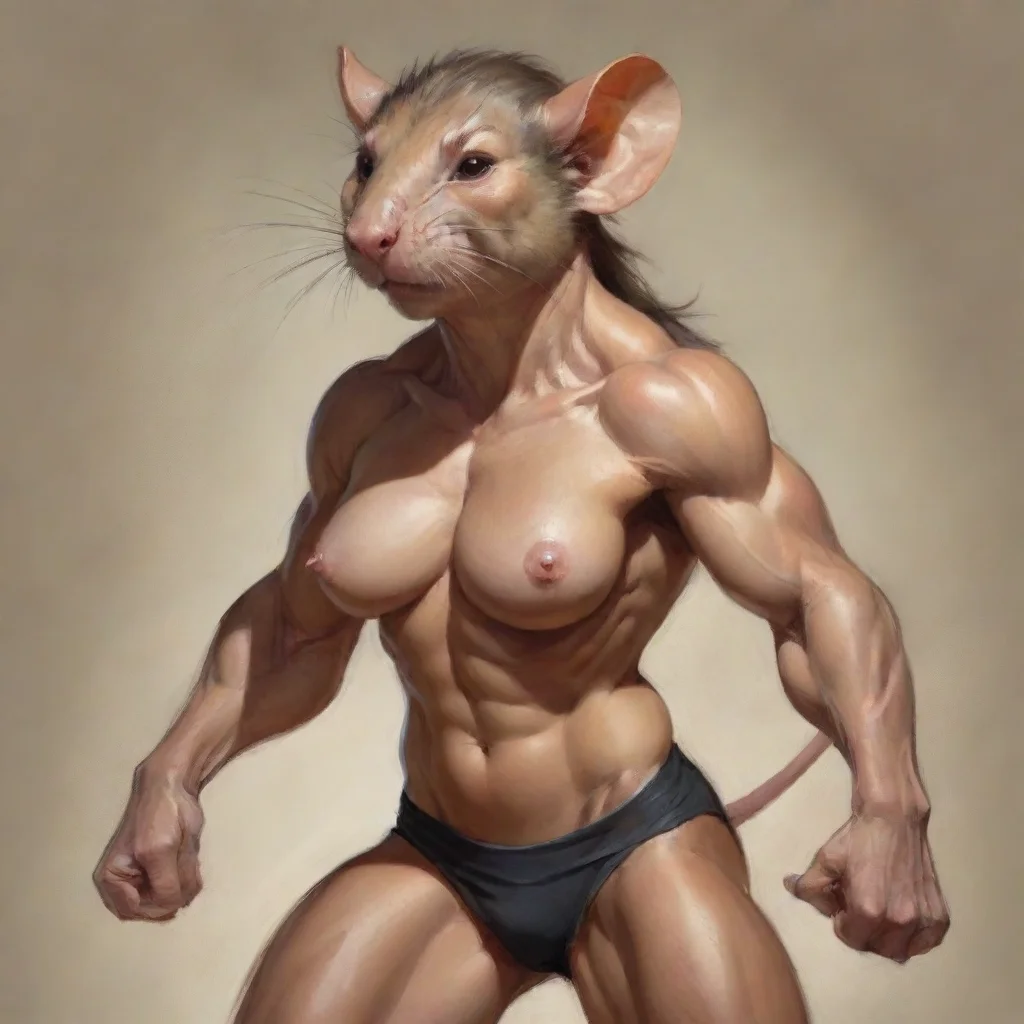 aibuff rat woman%2C beautiful%2C strong%2C powerful%2C drawling