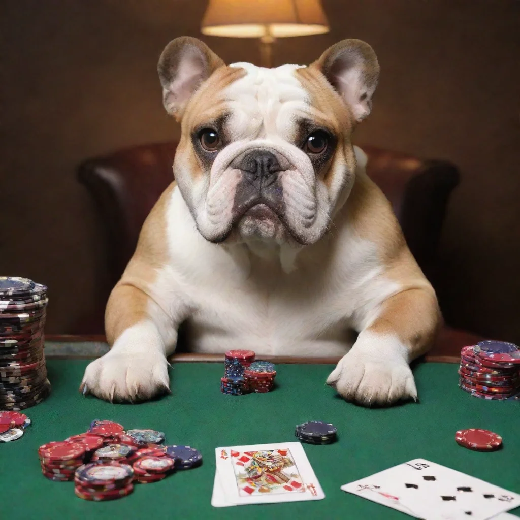 aibulldog playing poker