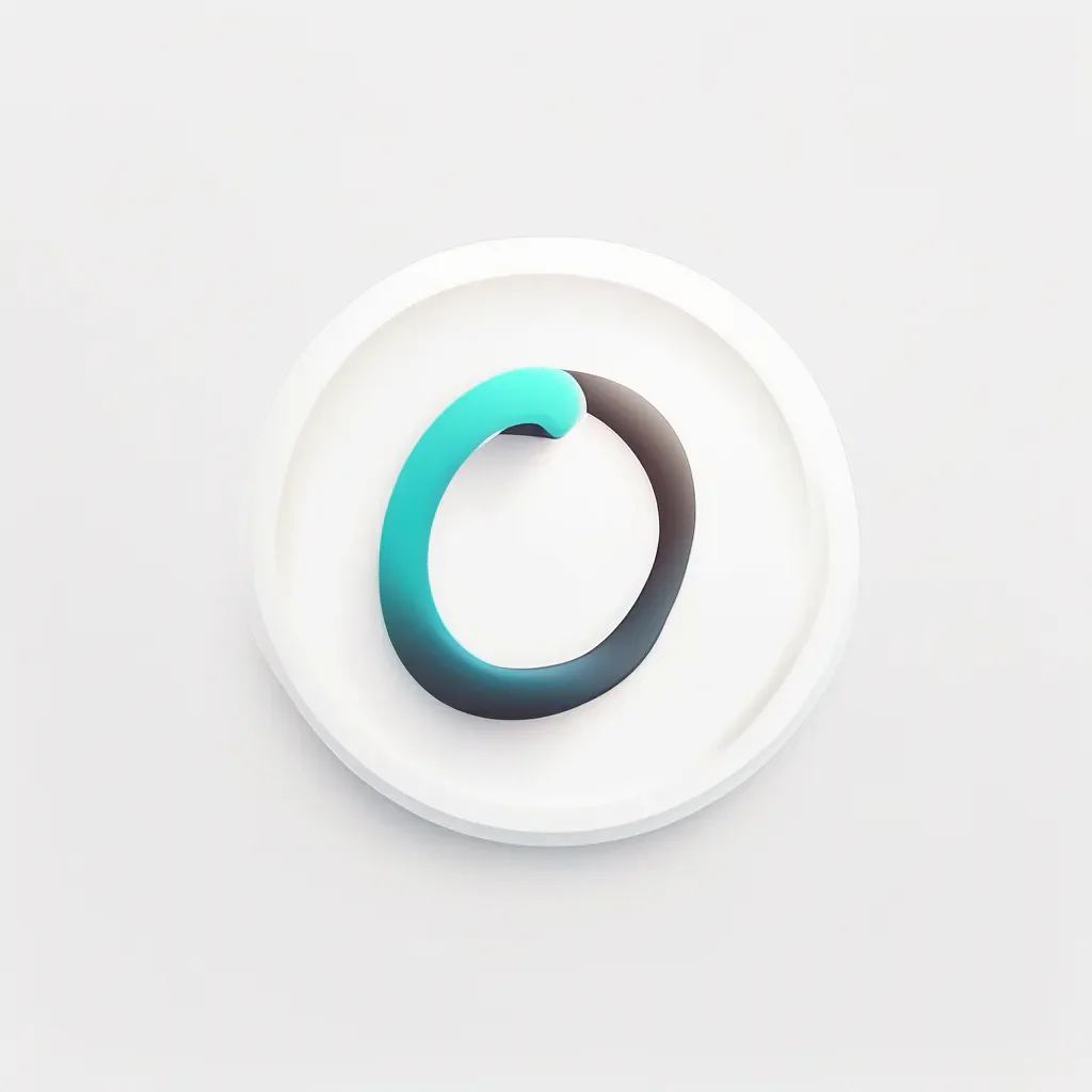 aicalls ring icon logo simple minimalistic phone call app logo white background clean elegant amazing awesome portrait 2