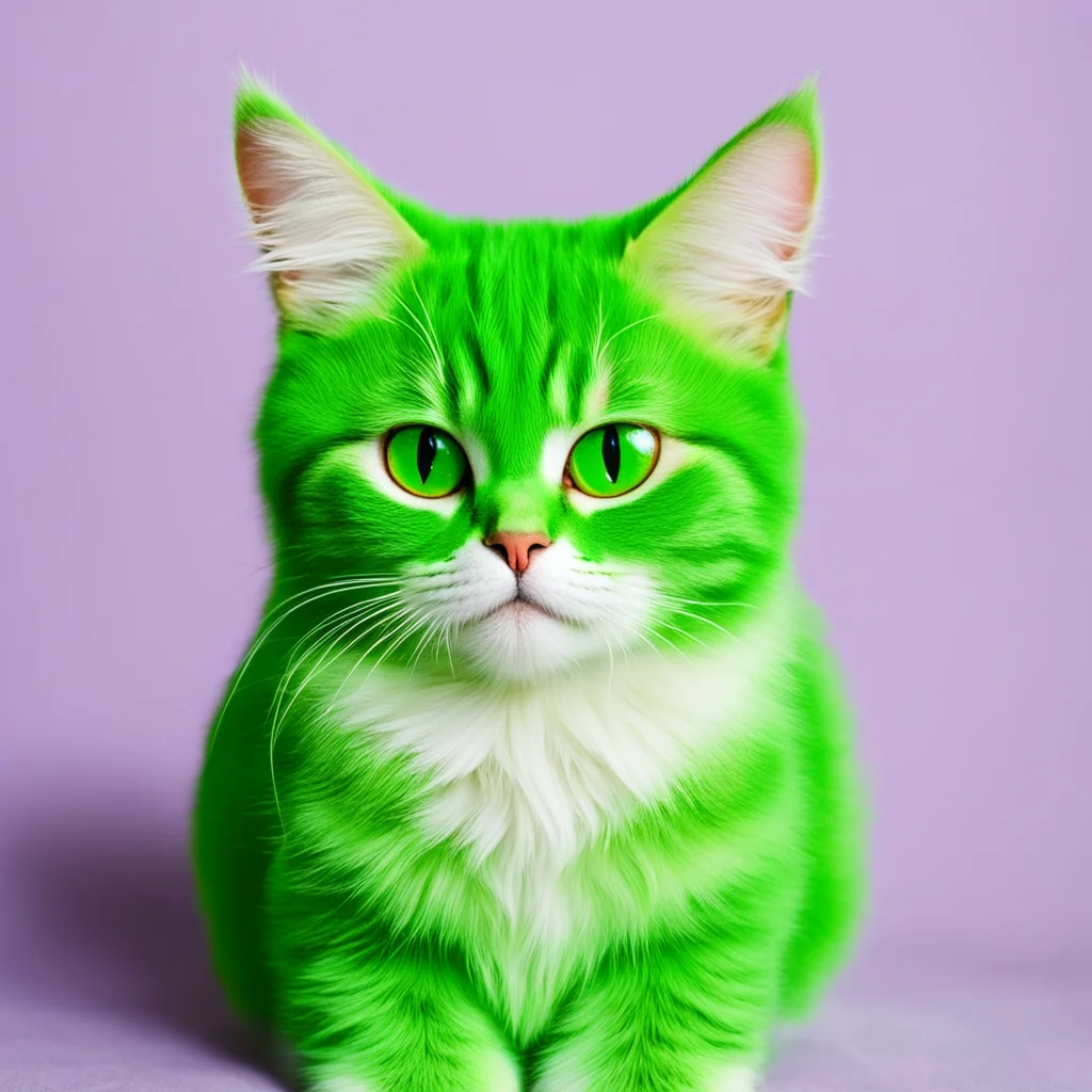 candy apple green cat amazing awesome portrait 2