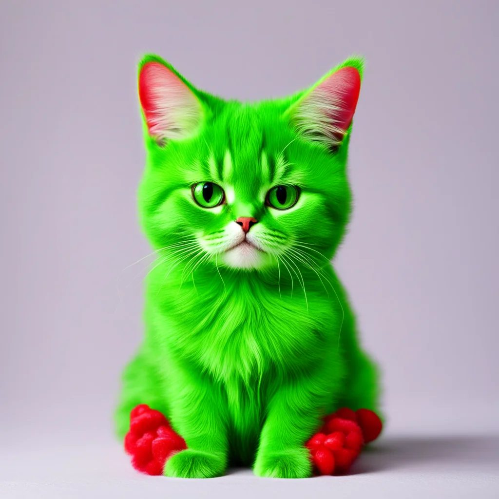 candy apple green cat