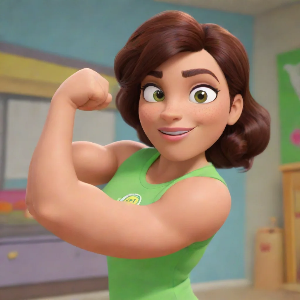 aicartoon style pbs kids%3A alma%E2%80%99s way%3A alma%E2%80%99s mom biceps flex