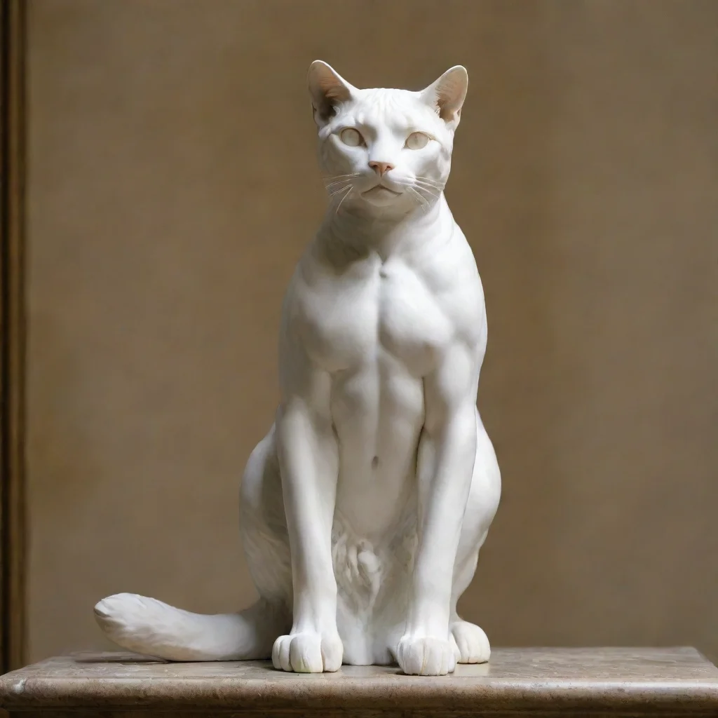 aicat with michelangelo%27s david