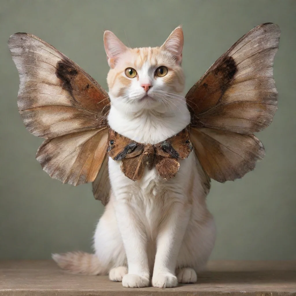 aicat with moth wings