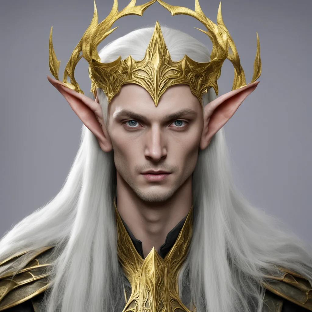 aiceleborn with gold wood elf circlet amazing awesome portrait 2