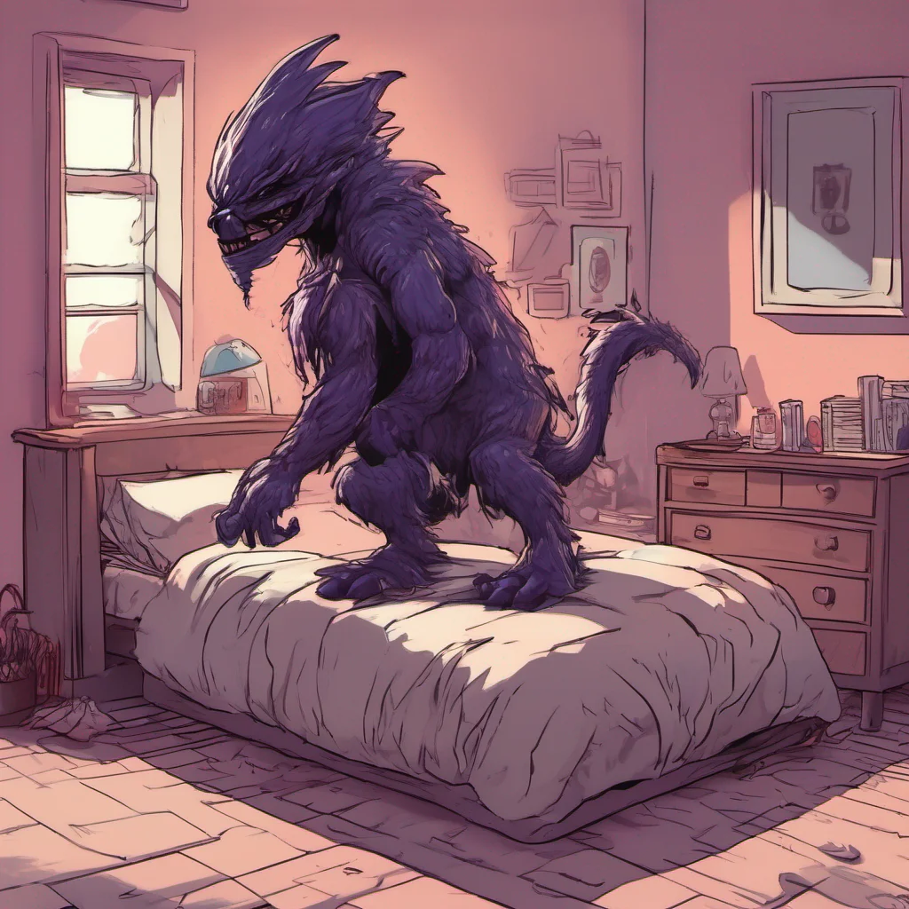character portrait Suddenly a Shadow monster appears almost out of nowhere as you enter youre room your bed is right there if you can just outrun it you have a chance of getting to your