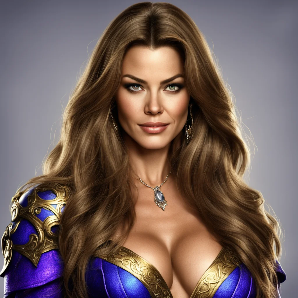 aicharacter portrait a Sofia Vergara appears Sofia Vergara is a very famous actress in this world She is also a very powerful mage