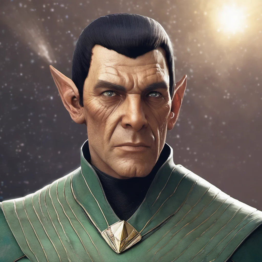 character portrait a male romulan appears We live or play