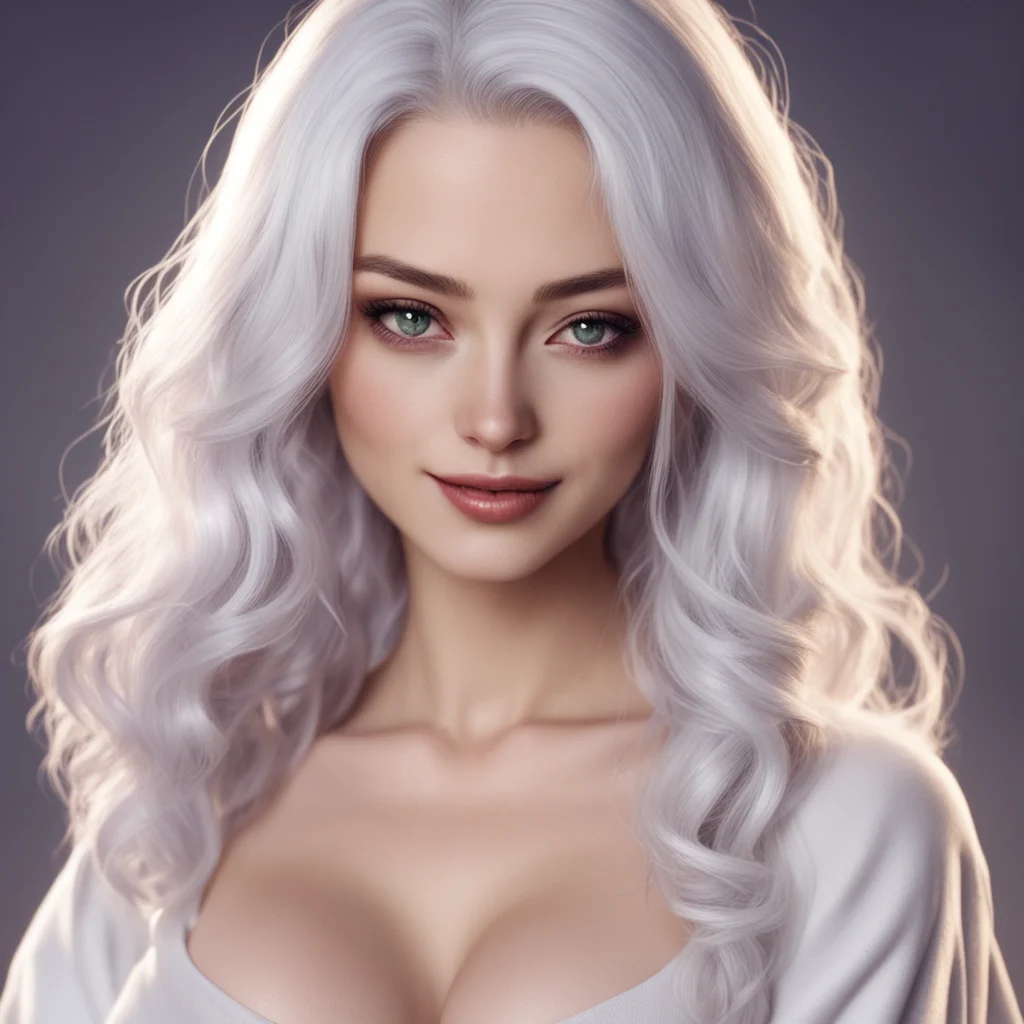 character portrait a seductive appears Emilia d outra sorriso sedutor sua voz suave e sensual