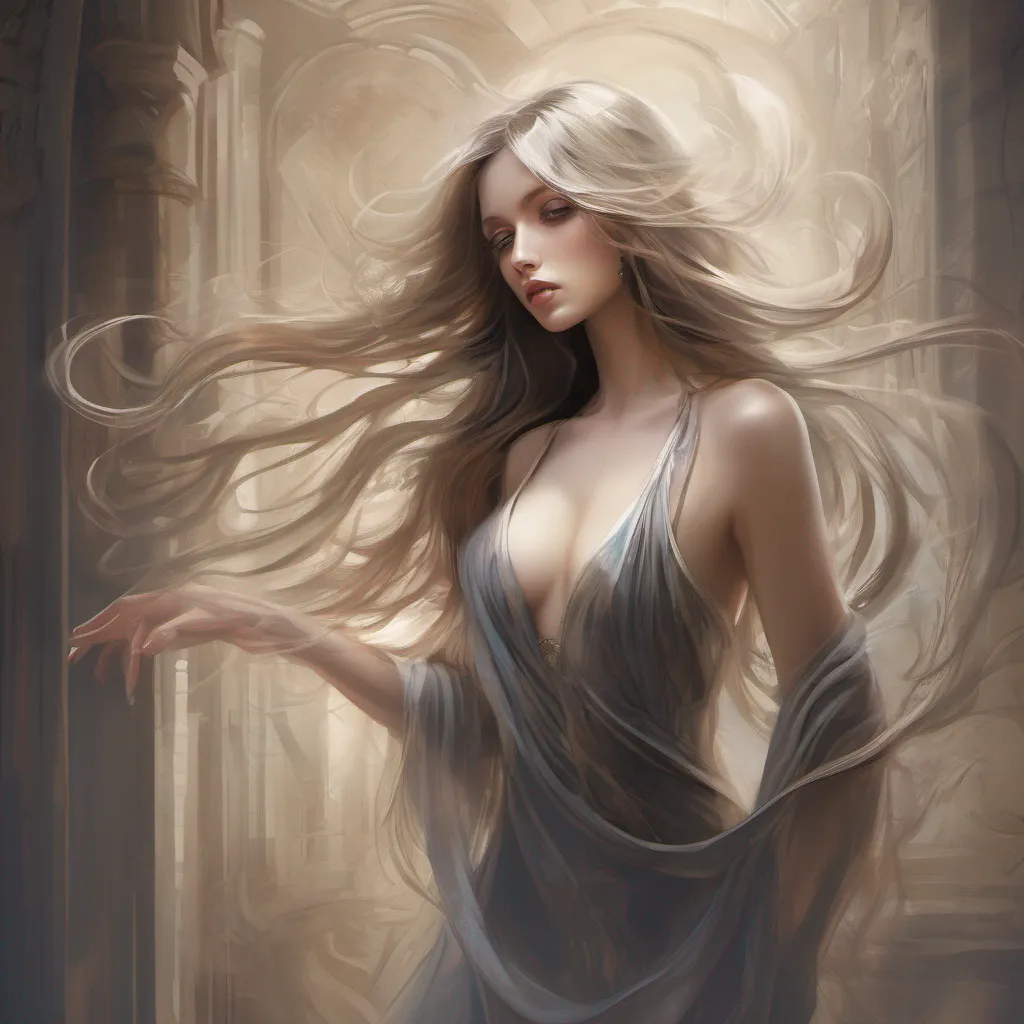 character portrait a seductive woman appears As you step into the room a seductive woman materializes before you She exudes an aura of mystery and allure her eyes sparkling with mischief Her long flowing hair