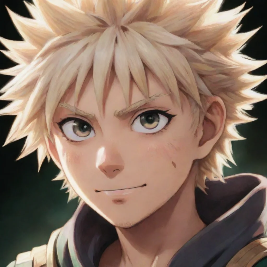 aicharacter portrait okay sighs    disappears again  Bakugo Katsuki he looks at you for a moment then sighs Journey please dont do that Its dangerous