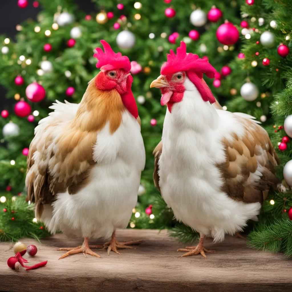 chickens on christmas 