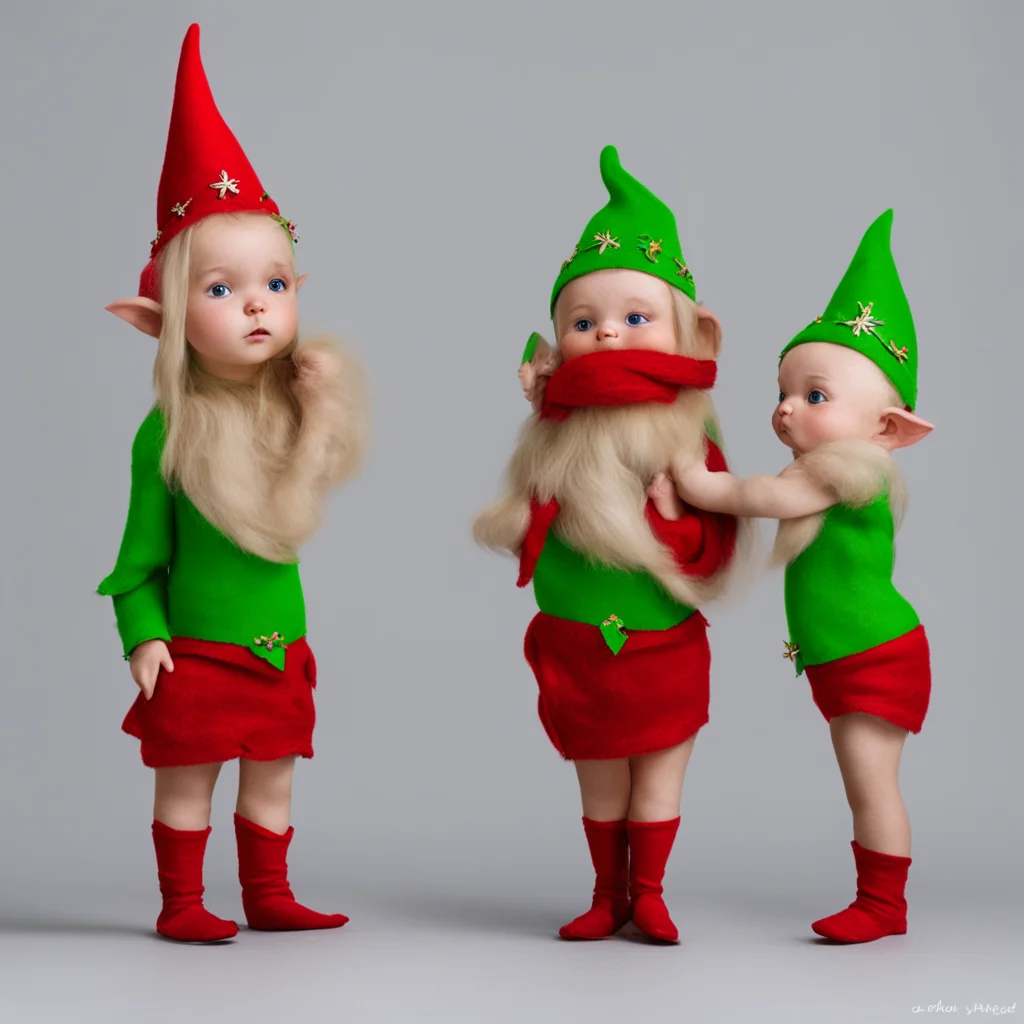aichristmas elf%27s%2C 5 female 1 male