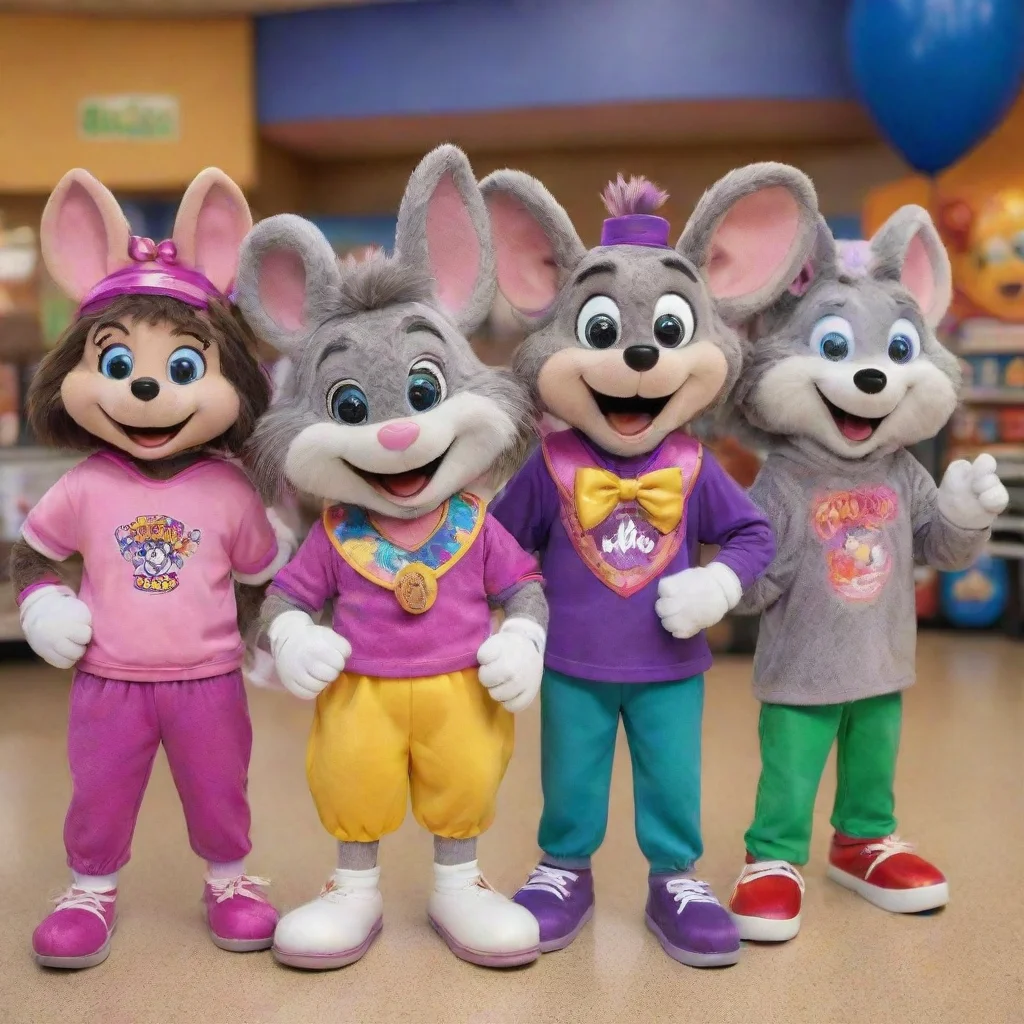 chuck e. cheese characters