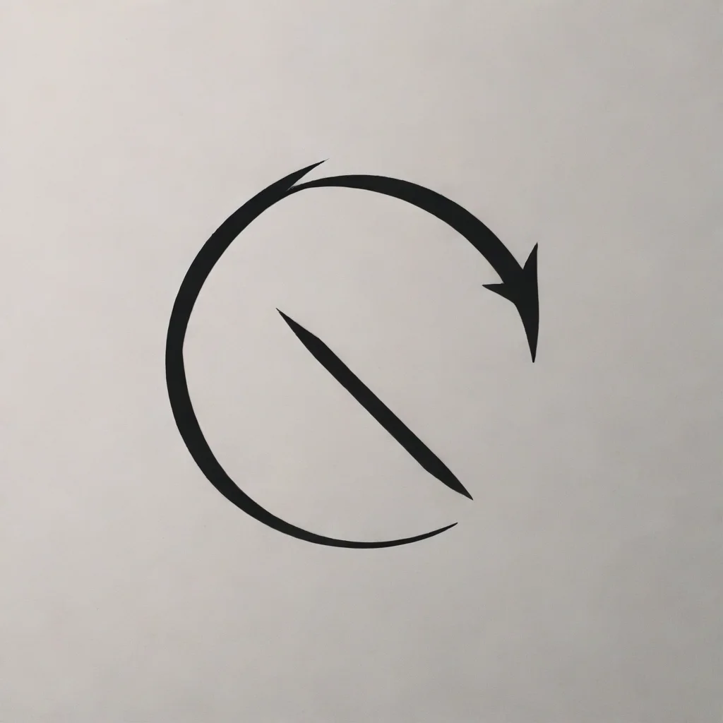 circle with arrow