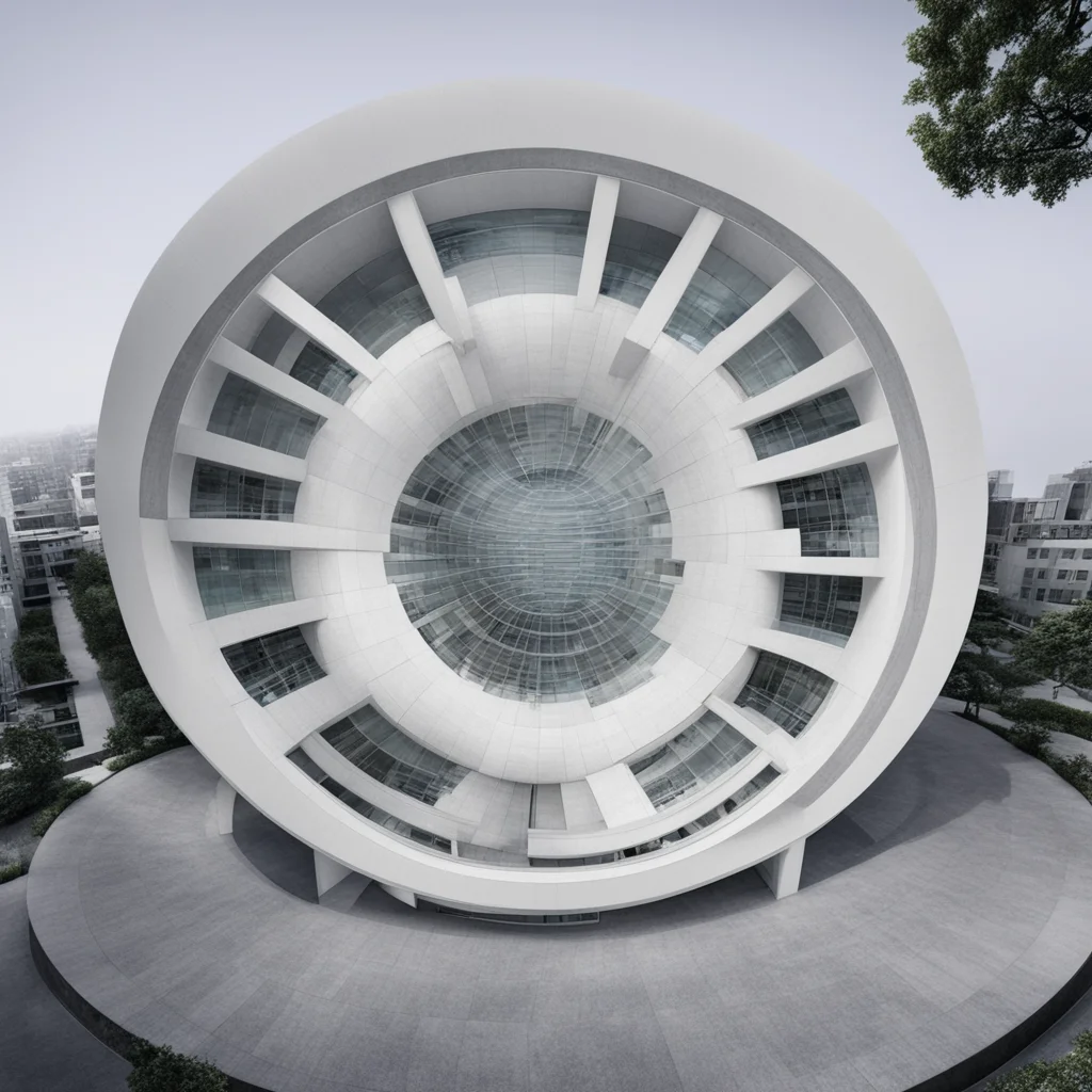 circular modern architecture building 