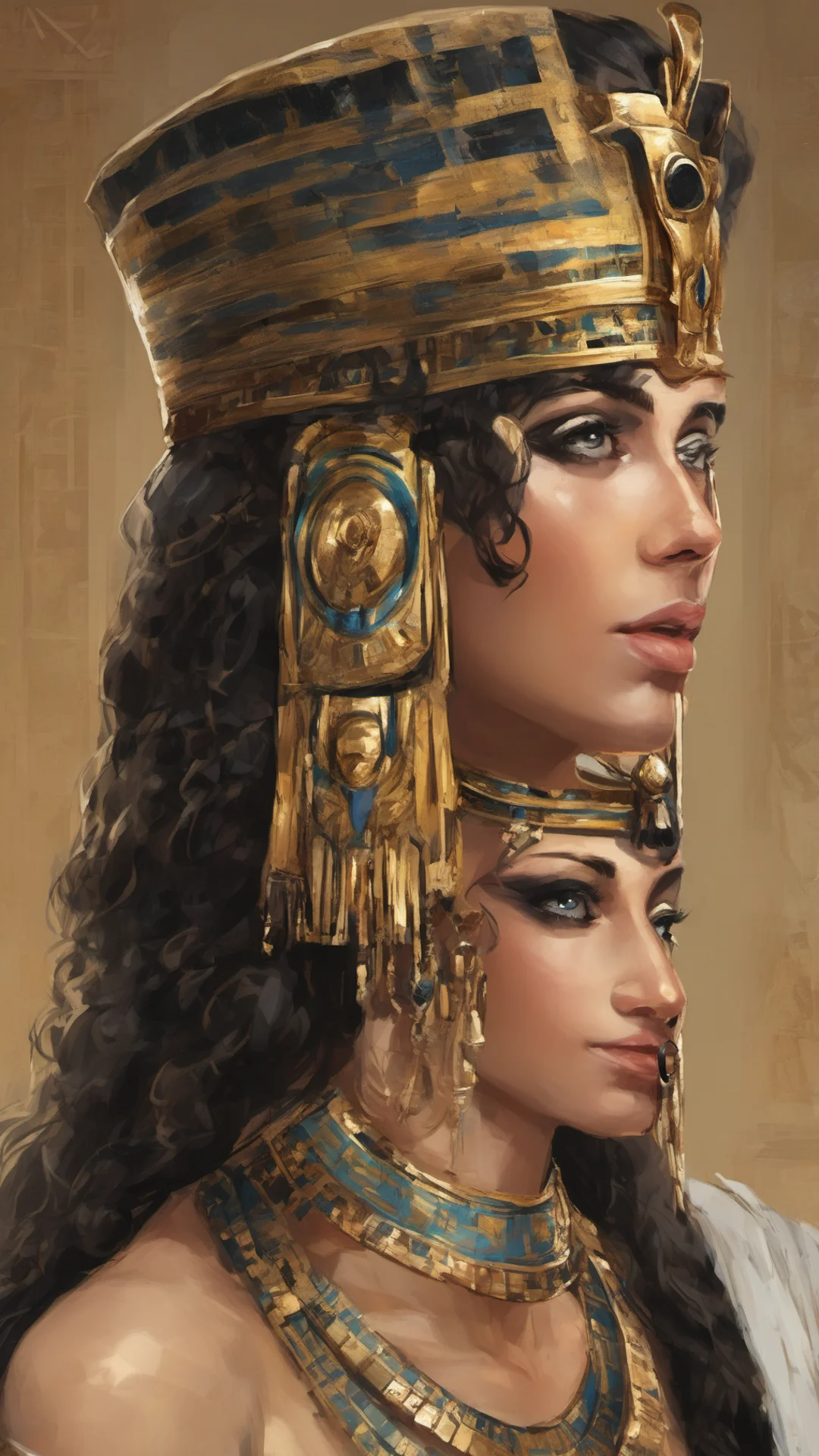 cleopatra beautiful portrait egyptian ruler amazing awesome portrait 2 tall